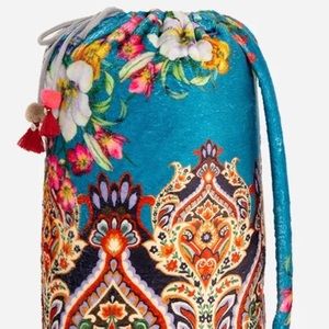 NWT Johnny Was Indi Drawstring Blanket Bag